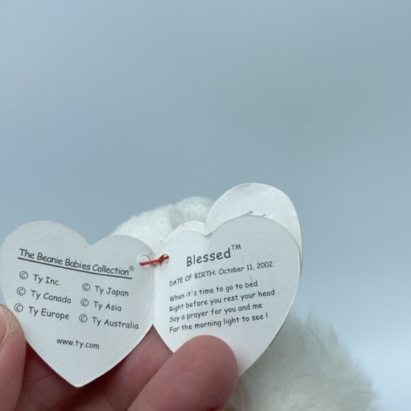 Ty Beanie Babies Blessed Plush Stuffed Animal Toy 6” with tag - Picture 3 of 11